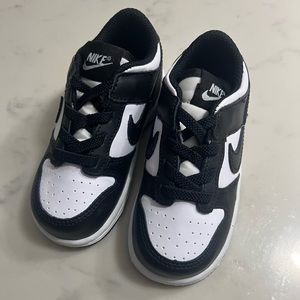 Only worn once black and white toddler shoes size 7! Perfect condition